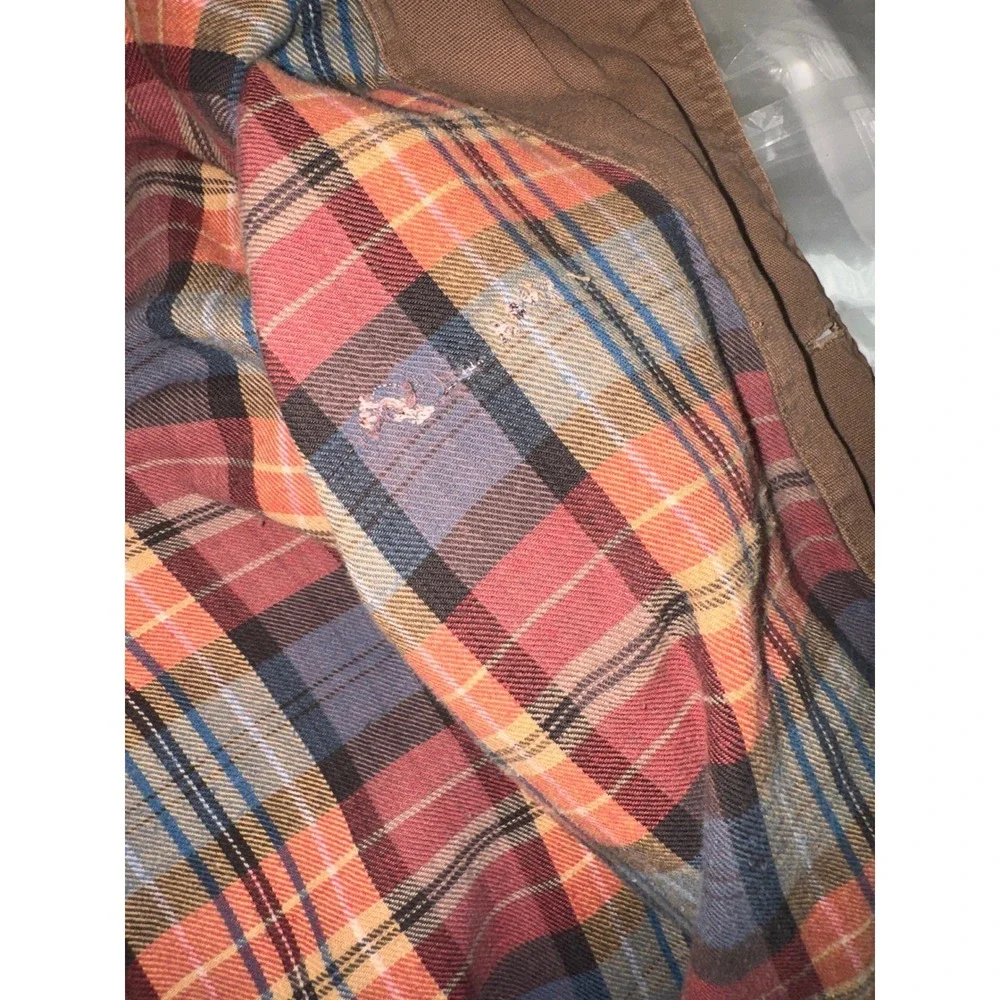 Mens‎ Dunrooke Upstream Outdoor Advantage Vintage Canvas Barn Jacket Brown L